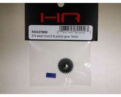 27t Steel Mod 0.6 Pinion Gear 5mm photo