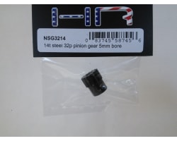 14t Steel 32p Pinion Gear 5mm Bore photo