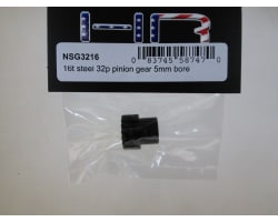 16t Steel 32p Pinion Gear 5mm Bore photo