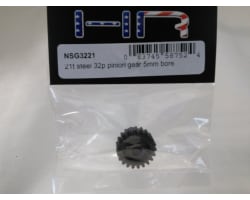 21t Steel 32p Pinion Gear 5mm Bore photo