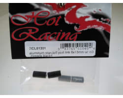 Aluminum Standoff Post Link 6x13mm w/ M3 Threads (Black)(4) photo