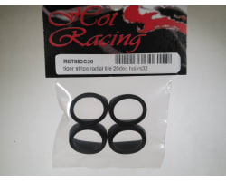 HPI Rs32 Tiger Stripe Radial Tires 20deg photo