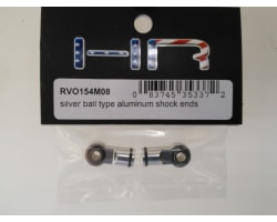 Silver Ball Type Aluminum Shock Ends photo