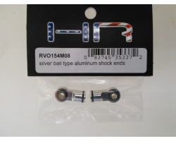 Silver Ball Type Aluminum Shock Ends photo