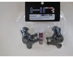 Aluminum Axle Carriers W/ Bearings & Carbon Arms (Black) - Tra photo