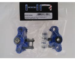 Aluminum Axle Carriers W/ Bearings & Carbon Arms (Blue) - Tra photo