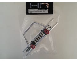 Tubular Front Bumper with Winch & Light Mount. photo