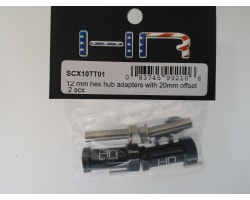 20mm Wheel Hub Extensions with 12mm Hex (2) - Axial Scx Wraith photo