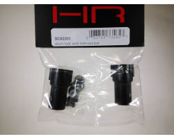 Black Aluminum Rear Axle Lock-Out Scx-10 photo
