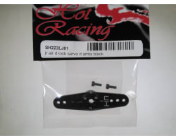 JR Air D Lock servo D arms Black photo