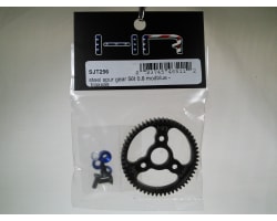Steel Spur Gear (56t 0.8 Mod)(Blue) - TRA photo