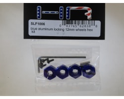 Blue Aluminum 12mm Wheel Hex TRA 4x4 photo