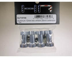 Aluminum 12mm Hex Wheels 25mm Extension - Tra photo