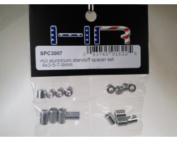 M3 Aluminum Standoff Spacer Set (4x)(3-5-7-9mm) photo