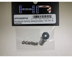 Aluminum Dummy Exhaust Pipes - Tra M41 & Spartan photo