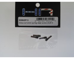 M4x2.5x13mm Spring Steel Screw Shaft (4) photo