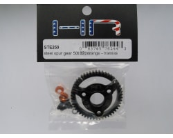 Steel Spur Gear (50t 32p)(Orange) - TRA photo
