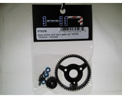 Steel Pinion and Spur Gear Set (18t/58t 32p)(Blue) - TRA photo