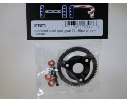 Hardened Steel Spur Gear (73t 48p)(Orange) - TRA photo