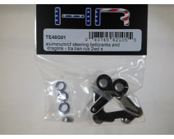 Aluminum/CF Steering Bellcranks and Draglink - Tra Ban Rus 2WD S photo