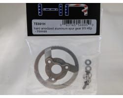 Hard Anodized Aluminum Spur Gear (91t 48p) - TRA photo
