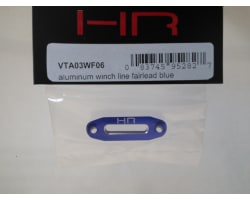 Aluminum Winch Line Fairlead Blue photo