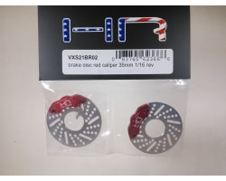 Brake Disc Red Caliper 35mm 1/16 Rev photo