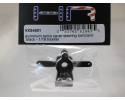 Aluminum Servo Saver Steering Bellcrank (Black) - 1/16 TRA photo