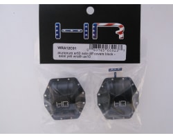 Aluminum Ar60 Axle Diff Covers (Black) - Axial Yeti Wraith Ax10 photo