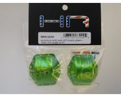 Aluminum Ar60 Axle Diff Covers (Green) - Axial Yeti Wraith Ax10 photo