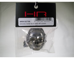 Metal Skull AR60 Diff Cover (Chrome) - Axial Yeti Wraith AX10 photo