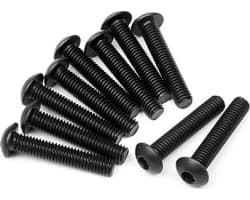 Button Head Screw M3x16mm Hex Socket (10) photo