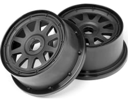 Tr-10 Rear Wheels Black 120x65mm/-10mm Offset (2) photo