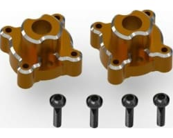 Aluminum Rear Hub Set Orange / 2 pieces for Venture18 photo