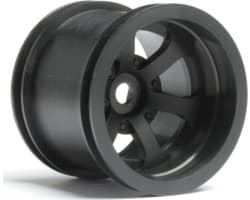 Scorch 6-Spoke Wheels Black (2) photo