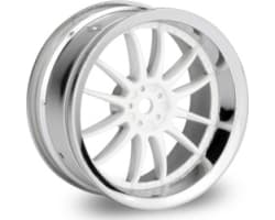 Work Xsa Wheels 26mm Chrome/White 3mm Offset (2) photo