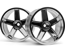 LP35 Wheels MF Type Chrome 9mm Offset (2) photo