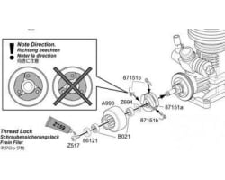Clutch Shoe/Spring Set Svg 25 RTR photo