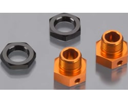 17mm Hex Wheel Adapters (6.7mm) Trophy Buggy Orange photo