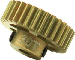 30t 48p Hard Anodized 7075 Pinion Gear photo