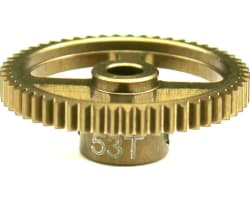 53t 64p Hard Anodized 7075 Pinion Gear photo