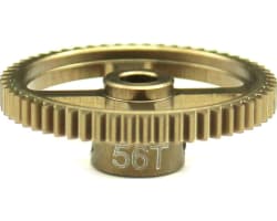 56t 64p Hard Anodized 7075 Pinion Gear photo