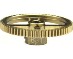63t 64p Hard Anodized 7075 Pinion Gear photo