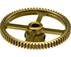 70t 64p Hard Anodized 7075 Pinion Gear photo