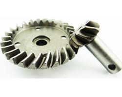 Hardened Steel Spiral Cut Ring & Pinion Gear (26/8) Savage photo