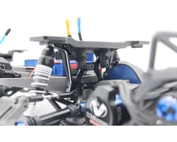 Black Aluminum Rear Shock Tower 2WD EHD photo