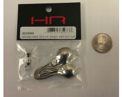 Metal Dangler Balls Truck Nuts (chrome) (toy) photo