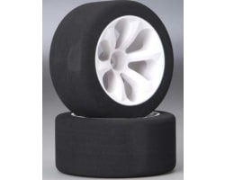 Jaco 1:10 Hex Mounted Front Wheels with Purple Compound Foam Tir photo