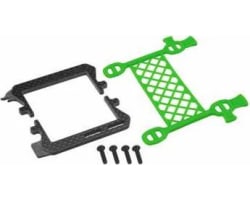 B6.3 Carbon Logo / Cargo Net Battery Brace Green photo