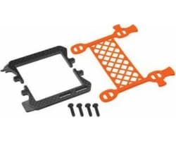 B6.3 Carbon Logo Cargo Net Battery Brace Orange photo